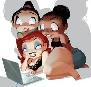 Funny Girls Cartoon Images