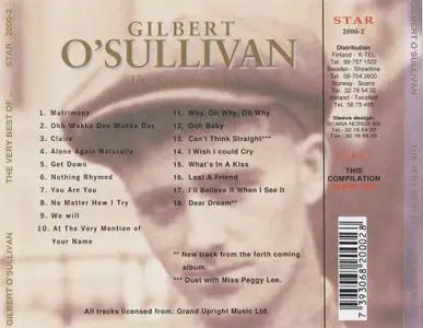 Gilbert O’Sullivan - The Very Best Of Gilbert O’Sullivan (1996)