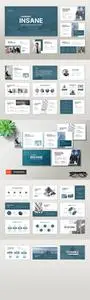 Insane Company Profile Powerpoint, Keynote and Google Slides Template