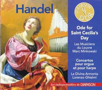 Marc Minkowski & Les Musiciens du Louvre - Händel: Ode for Saint Cecilia's Day - Concertos pour orgue et pour harpe (2019)