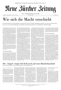 Neue Zurcher Zeitung International  - 17 August 2024