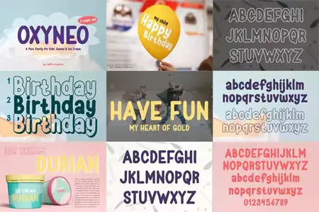 Oxyneo - Modern Sans Serif Typeface
