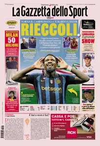 La Gazzetta dello Sport - 10 Ottobre 2026