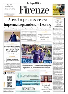 la Repubblica Firenze - 16 Ottobre 2024