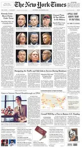 The New York Times - 8 November 2025