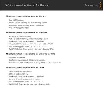 Blackmagic Design DaVinci Resolve Studio 19.0.0.43 Public Beta 4