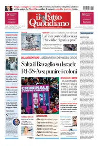Il Fatto Quotidiano - 10 Settembre 2026