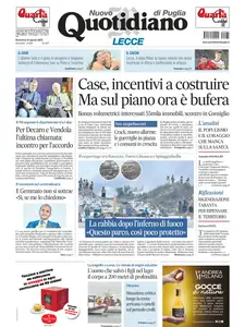 Quotidiano di Puglia Lecce - 31 Agosto 2025