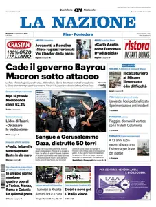 La Nazione Pisa Pontedera - 9 Settembre 2025