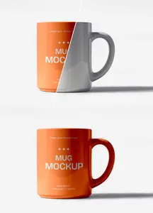 Ceramic Coffee Mug Mockup Template 1639588009