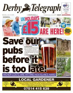 Derby Telegraph - 21 July 2025
