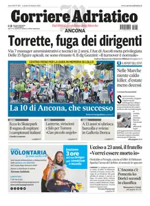 Corriere Adriatico Ancona - 20 Ottobre 2025
