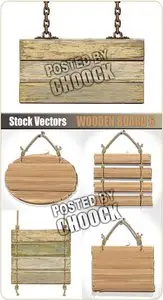 Wooden board 6 - Stock Vector