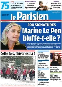 Le Parisien + Cahier Paris du 31 Janvier 2012