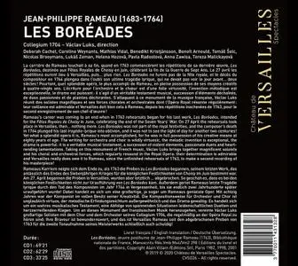 Václav Luks, Collegium 1704 - Jean-Philippe Rameau: Les Boréades (2020)