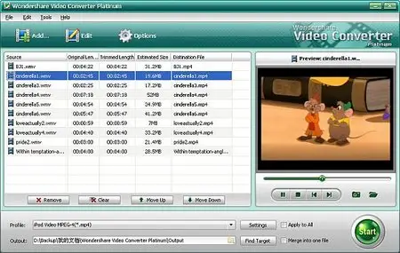 Wondershare Video Converter Platinum 4.3.0.7