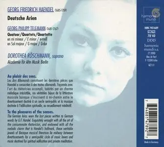 Dorothea Röschmann, Akademie für Alte Music Berlin - George Frideric Handel: Deutsche Arien (2000)