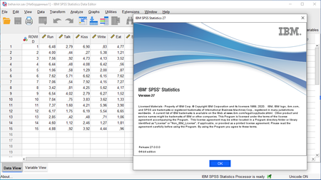 IBM SPSS Statistics 27.0.0 (1) IF007 (IF0013)