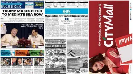 Philippine Daily Inquirer – November 13, 2017