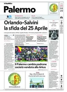 la Repubblica Palermo – 25 aprile 2019