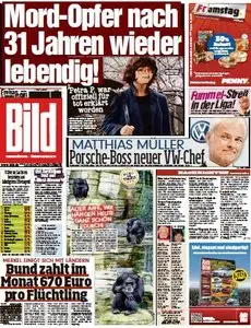 Bild Zeitung - 25 September 2015