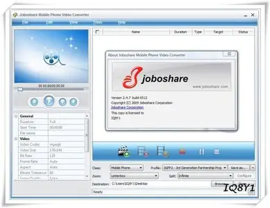  Joboshare Mobile Phone Video Converter 2.4.7.0512