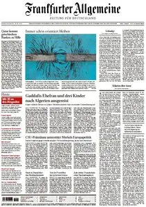 Frankfurter Allgemeine Zeitung vom 30 August 2011