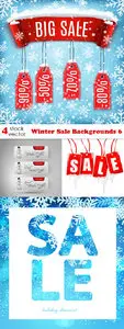 Vectors - Winter Sale Backgrounds 6