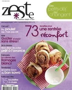Zeste N 12 - Septembre-Octobre 2013