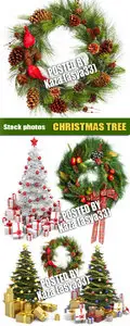 Christmas tree & wreath