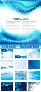 Stock Vector - Blue Backgrounds