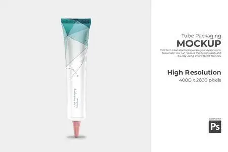 Tube Packaging Mockup CE7U9NF