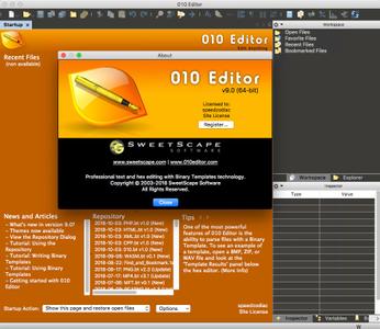 SweetScape 010 Editor 13.0.1 macOS