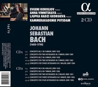 Evgeni Koroliov, Anna Vinnitskaya, Ljupka Hadzi Georgieva, Kamerakademie Potsdam - Bach: Piano Concertos (2019)