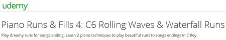 Piano Runs & Fills 4: C6 Rolling Waves & Waterfall Runs