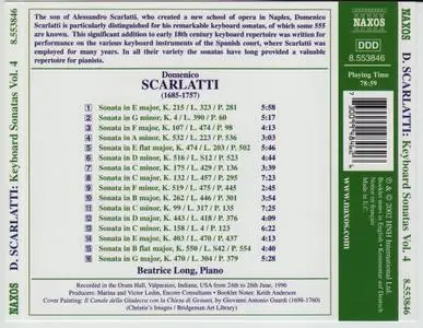 Beatrice Long - Scarlatti: Complete Keyboard Sonatas, Vol.4 (2002)