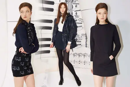 Yumi Lambert - Maison Kitsune Fall-Winter 2014-15