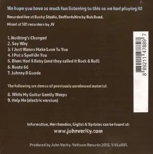 John Verity Band - Live At Bosky (2015)