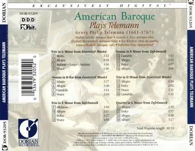 American Baroque plays Telemann (2000)