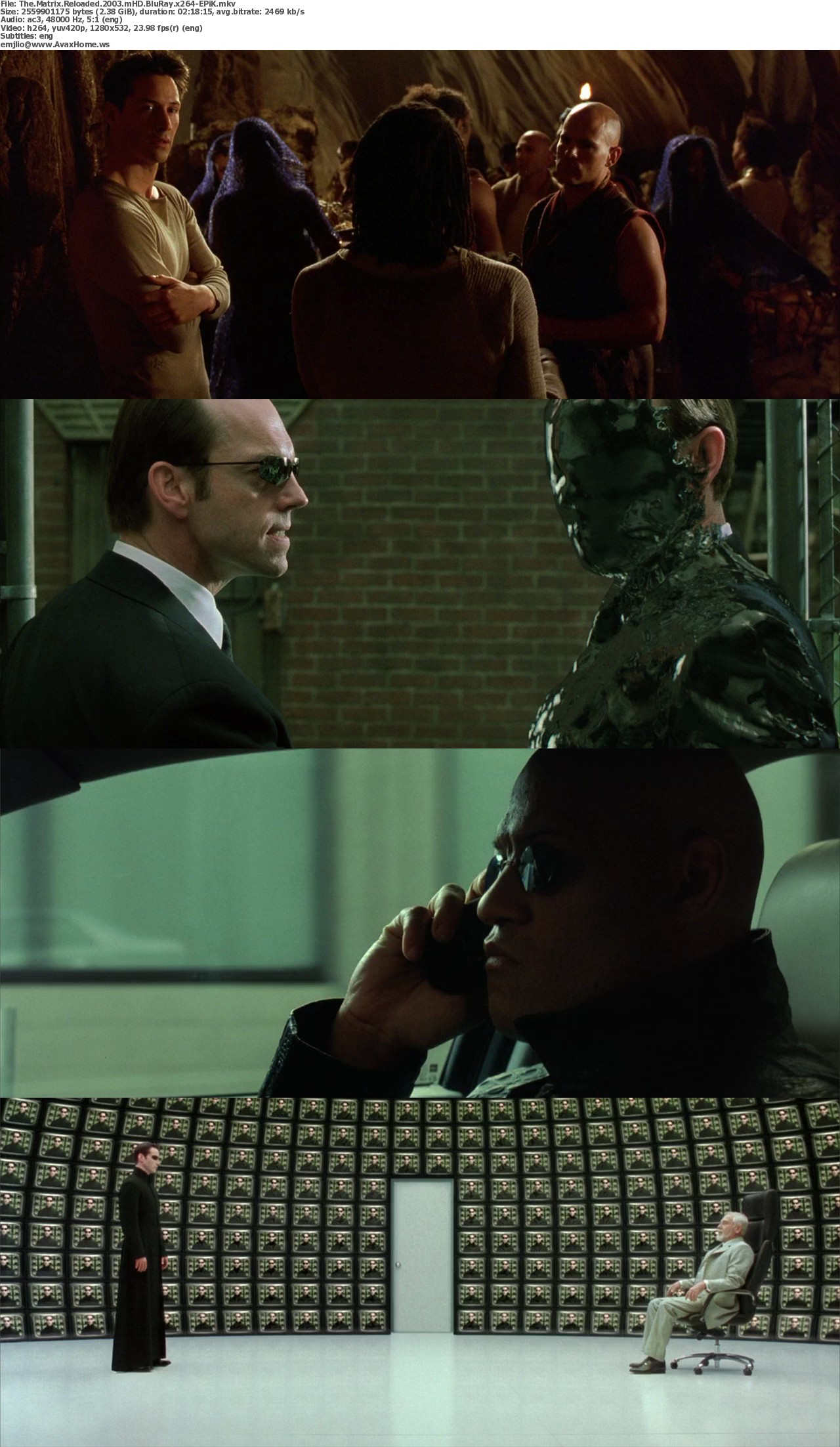 The Matrix Reloaded (2003) .