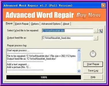 Advanced Word Repair 1.2.0.0 - Thinstalled