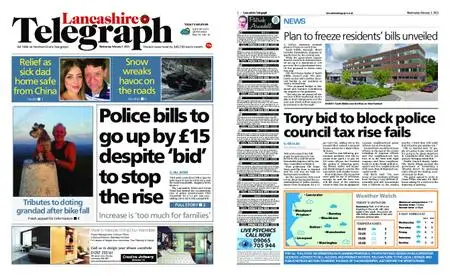 Lancashire Telegraph (Blackburn, Darwen, Hyndburn, Ribble Valley) – February 03, 2021