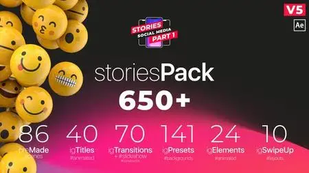 Instagram Stories V5 - Project for After Effects (VideoHive) 21895564