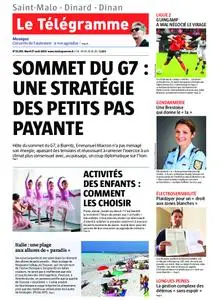 Le Télégramme Saint Malo – 27 août 2019