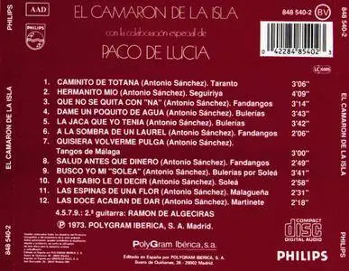 El Camaron de la Isla & Paco de Lucia - Caminito de Totana (1973) {2011 Nueva Integral Box Set CD 05of21}