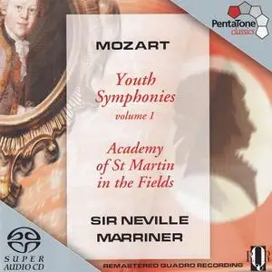 Sir Neville Marriner, ASMF - W.A. Mozart: Youth Symphonies, Vol. 1 (2003) MCH SACD ISO + DSD64 + Hi-Res FLAC