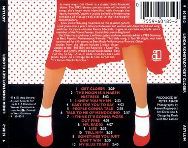 Linda Ronstadt - Get Closer (1982) [W.German Target CD] RE-UPLOAD