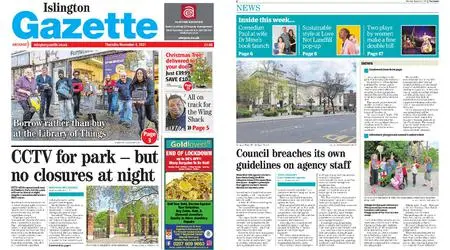 Islington Gazette – November 04, 2021