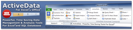 ActiveData For Excel 5.0.508