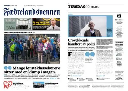 Fædrelandsvennen – 19. mars 2019